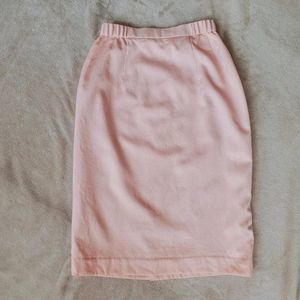 Reonoble 1975 (Japanese brand) elegant faux pleated pastel pencil skirt🍨